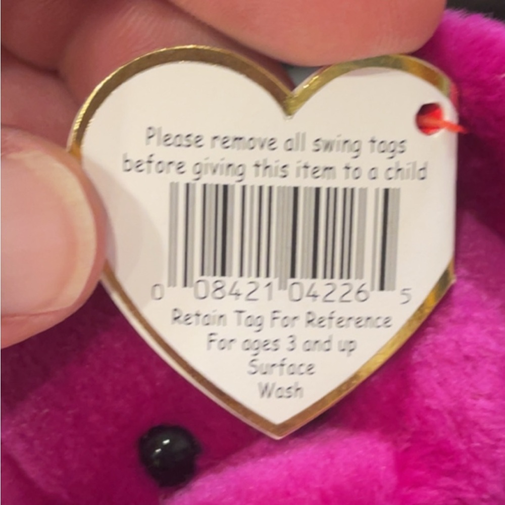 ‘99- Ty - Millennium Bear Beanie & Teenie Beanie Baby. - Picture 6 of 8
